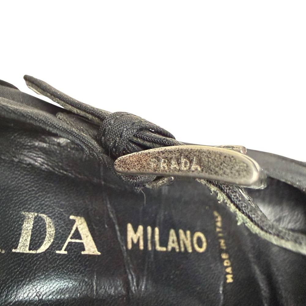 Prada Vintage Y2K Twee Mary Jane Heel Pumps - Picture 8 of 8